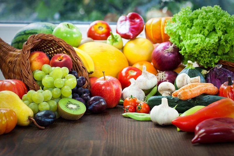 tăng cường rau củ trái cây cho người bị cao huyết áp